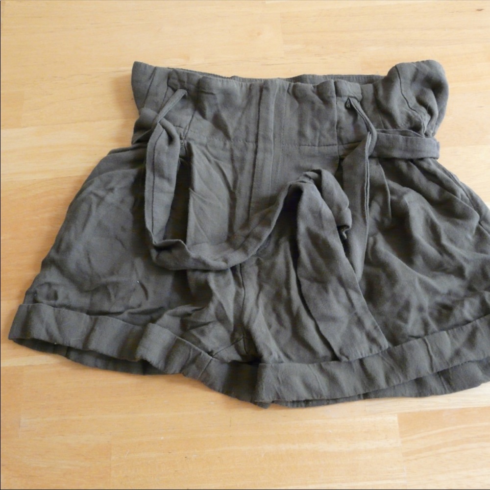 RESERVED Sparkle and fade army green shorts